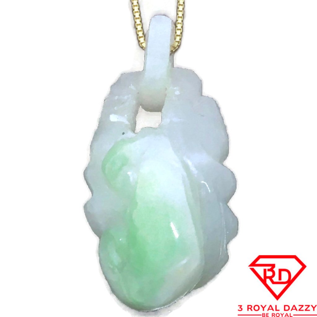 Handcraft Special Unique Smooth White Jade Pendant 164$